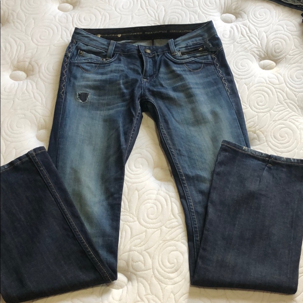 Express Dark Wash Pocket Jeans Special Edition